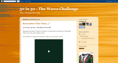 Desktop Screenshot of 50wawas30days.blogspot.com