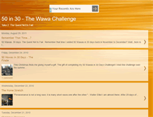 Tablet Screenshot of 50wawas30days.blogspot.com