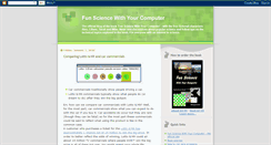 Desktop Screenshot of funsciencewithyourcomputer.blogspot.com