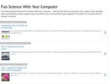 Tablet Screenshot of funsciencewithyourcomputer.blogspot.com