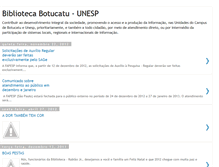 Tablet Screenshot of bibliotecabotucatu.blogspot.com