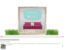 Tablet Screenshot of prettyandcozy.blogspot.com