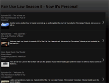 Tablet Screenshot of fairuselaw.blogspot.com