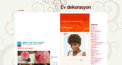 Desktop Screenshot of ev-dekorasyon.blogspot.com