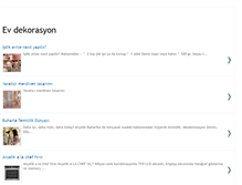 Tablet Screenshot of ev-dekorasyon.blogspot.com