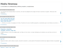 Tablet Screenshot of hiedravenenosa.blogspot.com