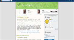Desktop Screenshot of myexcitinghappylife.blogspot.com