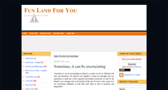 Desktop Screenshot of funland4u.blogspot.com