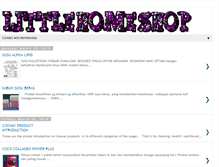 Tablet Screenshot of littlehomeshop.blogspot.com