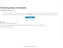 Tablet Screenshot of homebusiness4everyone.blogspot.com