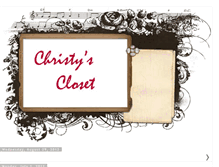 Tablet Screenshot of christyscloset.blogspot.com