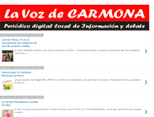 Tablet Screenshot of lavozdecarmona.blogspot.com