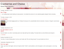 Tablet Screenshot of cranberriesandcheese.blogspot.com