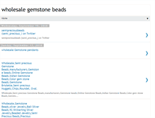 Tablet Screenshot of gemstone-beads-wholesale.blogspot.com