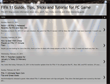 Tablet Screenshot of fifa11info.blogspot.com