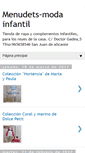 Mobile Screenshot of menudetsmodainfantil.blogspot.com