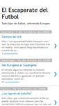 Mobile Screenshot of elescaparatedelfutbol.blogspot.com