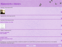 Tablet Screenshot of bijuterarteeideias.blogspot.com