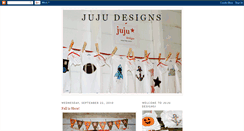 Desktop Screenshot of jujudesignsblog.blogspot.com