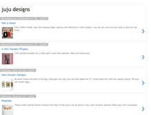 Tablet Screenshot of jujudesignsblog.blogspot.com