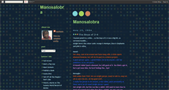 Desktop Screenshot of manosalobra.blogspot.com