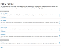 Tablet Screenshot of haikuhaikoe.blogspot.com