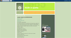 Desktop Screenshot of healthinquetta.blogspot.com