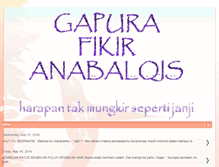 Tablet Screenshot of anabalqis.blogspot.com