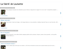 Tablet Screenshot of lafabrikdelouisette.blogspot.com