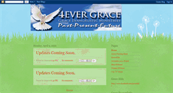 Desktop Screenshot of 4evergrace.blogspot.com