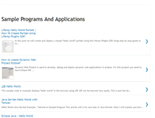 Tablet Screenshot of helloworldprograms.blogspot.com