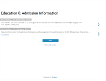 Tablet Screenshot of bdeduinfo.blogspot.com