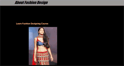 Desktop Screenshot of about-fashion-designing.blogspot.com