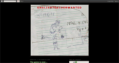 Desktop Screenshot of englishteacherwanted.blogspot.com