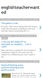 Mobile Screenshot of englishteacherwanted.blogspot.com