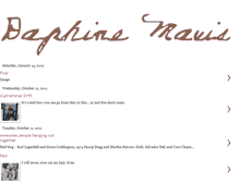 Tablet Screenshot of daphnemavis.blogspot.com