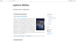 Desktop Screenshot of lapierre-medias.blogspot.com