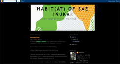 Desktop Screenshot of habitat-sae.blogspot.com