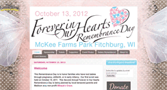 Desktop Screenshot of foreverinourheartsmadison.blogspot.com