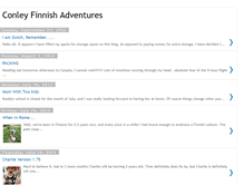 Tablet Screenshot of conleysinfinland.blogspot.com