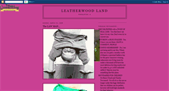 Desktop Screenshot of leatherwoodland.blogspot.com