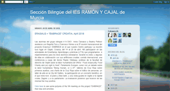 Desktop Screenshot of iesramonycajalbilingue.blogspot.com