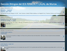 Tablet Screenshot of iesramonycajalbilingue.blogspot.com