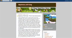 Desktop Screenshot of maplestory-skill.blogspot.com