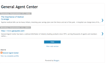 Tablet Screenshot of generalagentcenter.blogspot.com