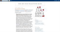 Desktop Screenshot of kinselectionblog.blogspot.com