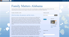 Desktop Screenshot of familymattersalabama.blogspot.com