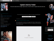 Tablet Screenshot of captain-america--trailer.blogspot.com