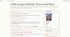 Desktop Screenshot of llsoftball.blogspot.com