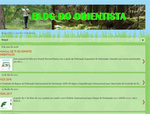 Tablet Screenshot of blogdoorientista.blogspot.com
